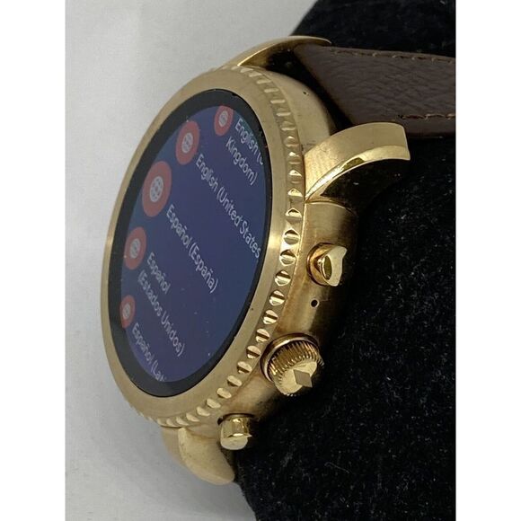 Fossil Gen 3 Authentic Genuine Smart Watch Custom Band FTW4010 LT67 - Picture 4 of 12